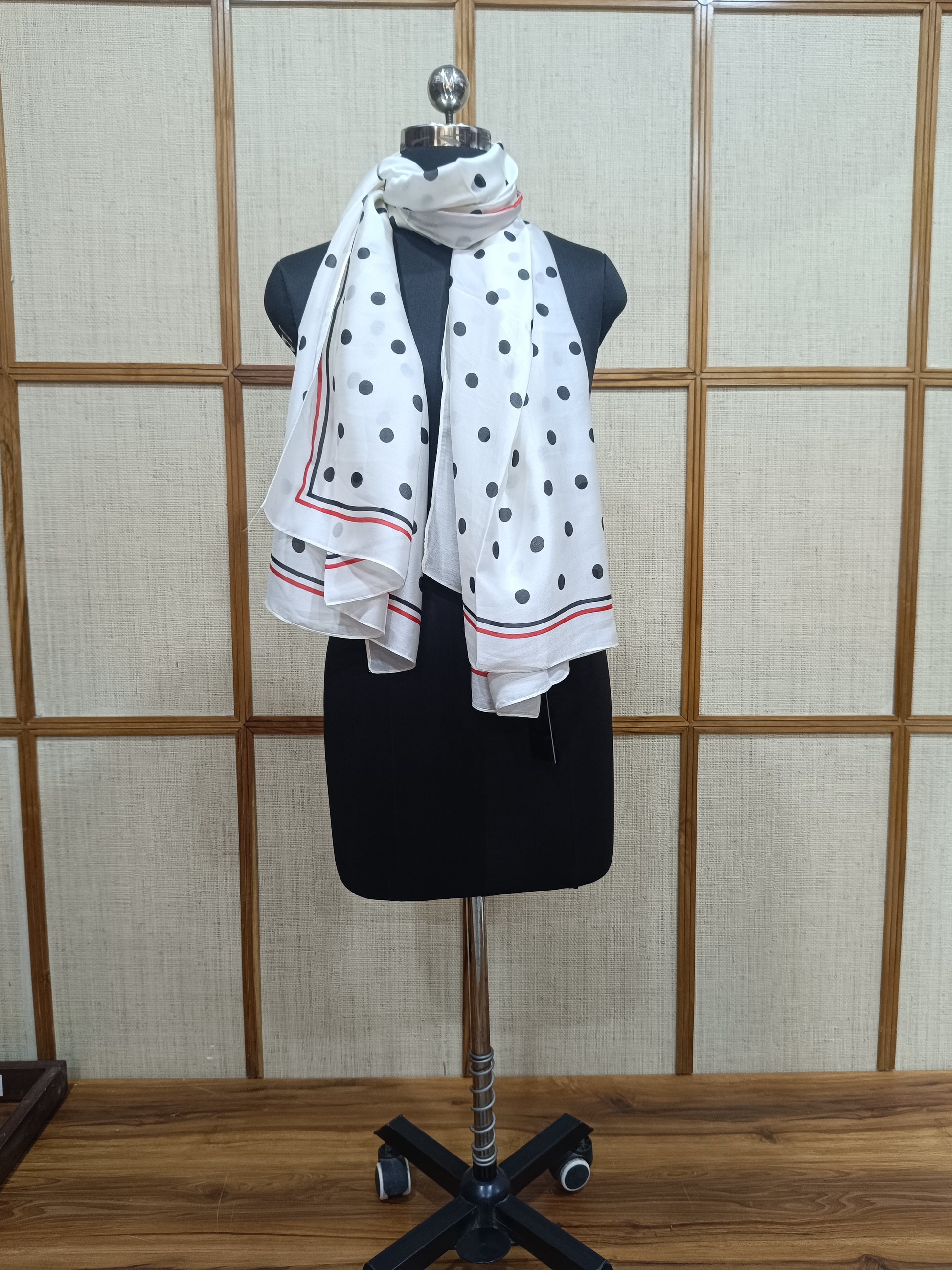 Pashloom baby pink, white, orange, mid sea blue silk scarves for premium gifting, product image 3