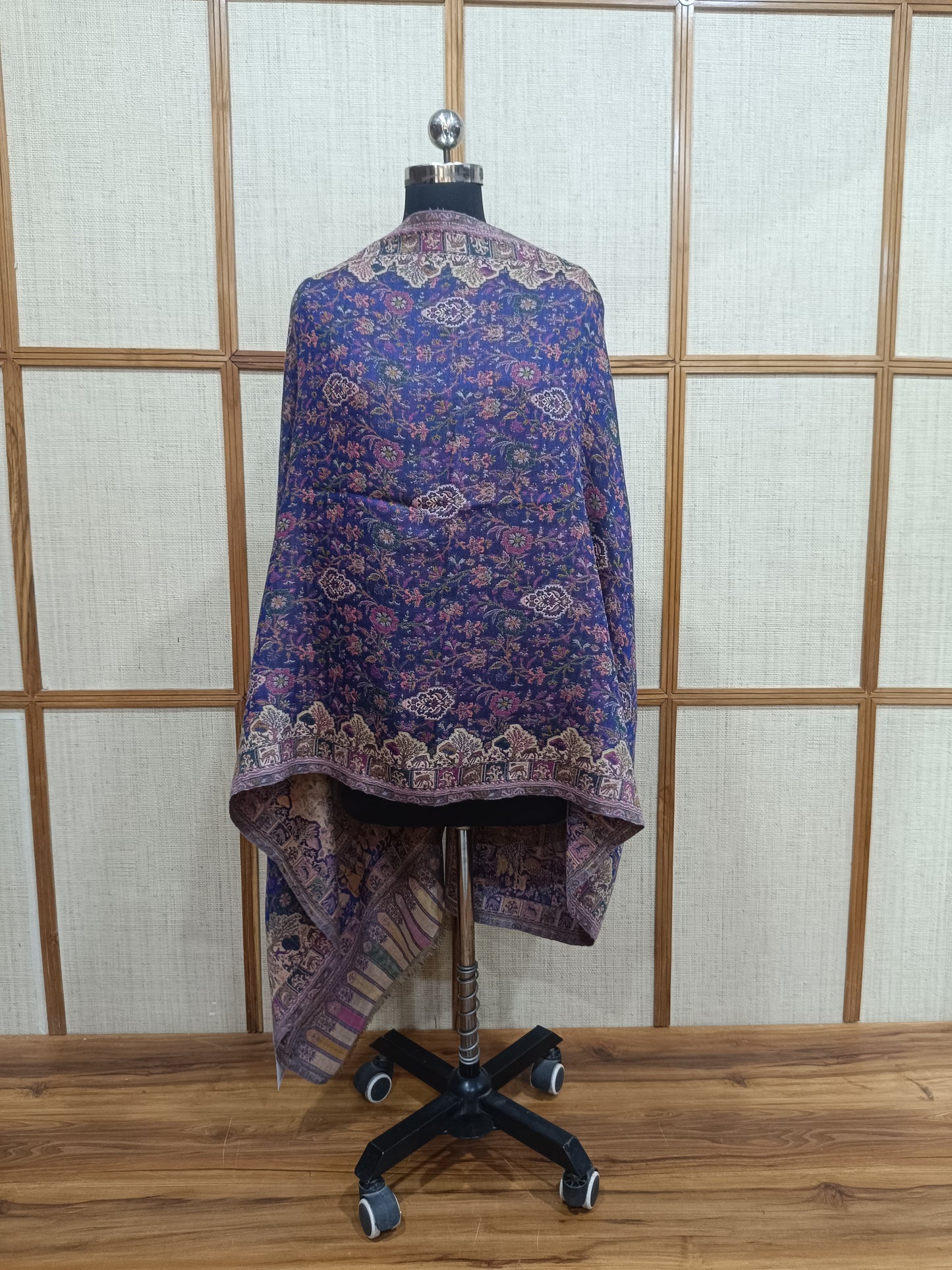 Pashloom multicolor, grey, white, beige 1 wool stole for wedding gifting, product image 3