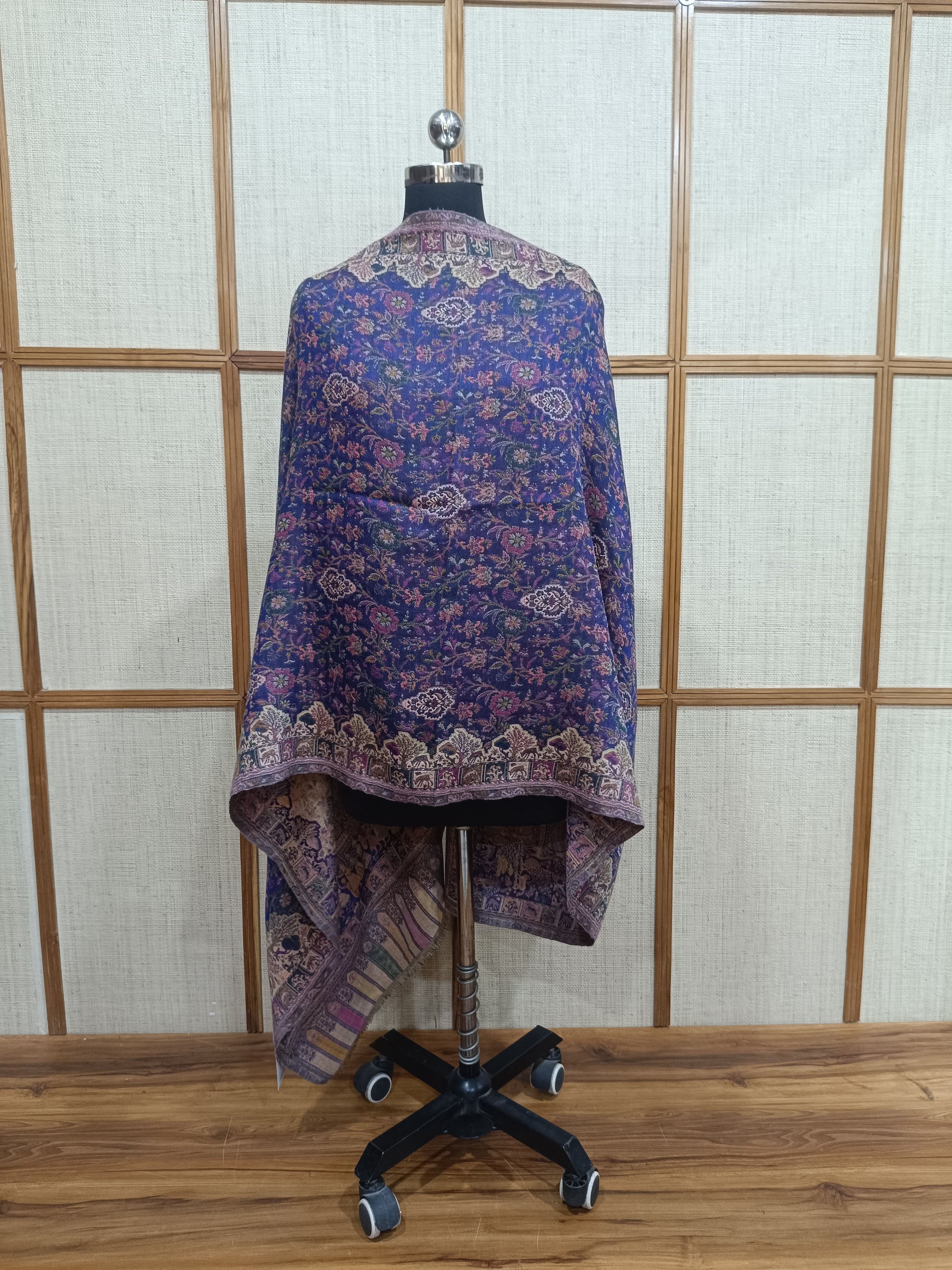 Pashloom multicolor, grey, white, beige 1 wool stole for wedding gifting, product image 3