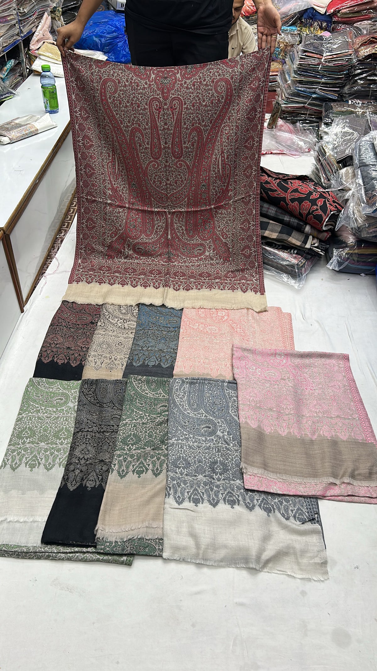 Kashmiri Heritage Full jaal Fine Wool Stole for Him & Her | Pashloom