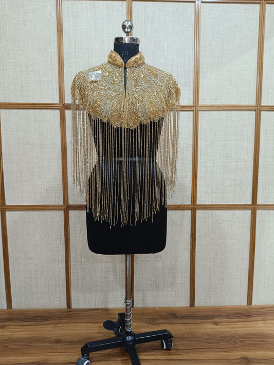 Pashloom golden, white, gold pearl kurtis for wedding and festive gifting, product image 1