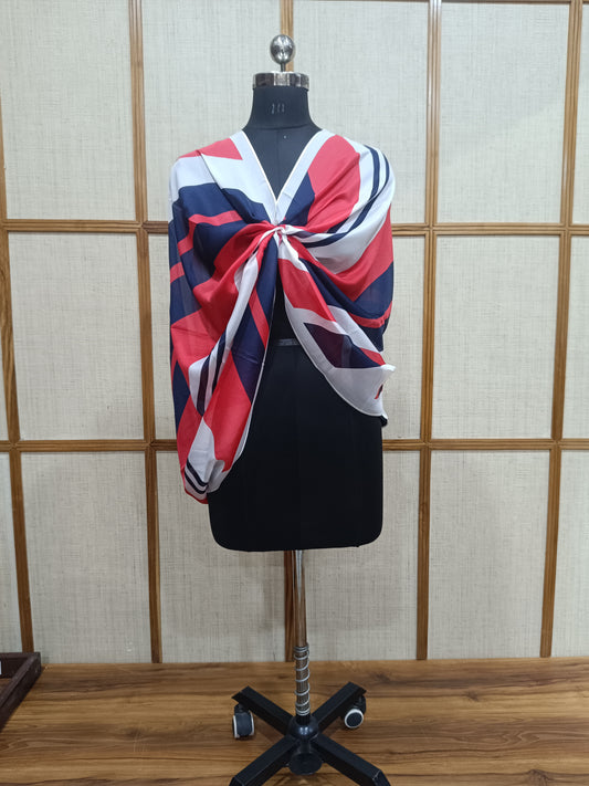 Pashloom red, black, blue, peach silk scarves for premium gifting, product image 1