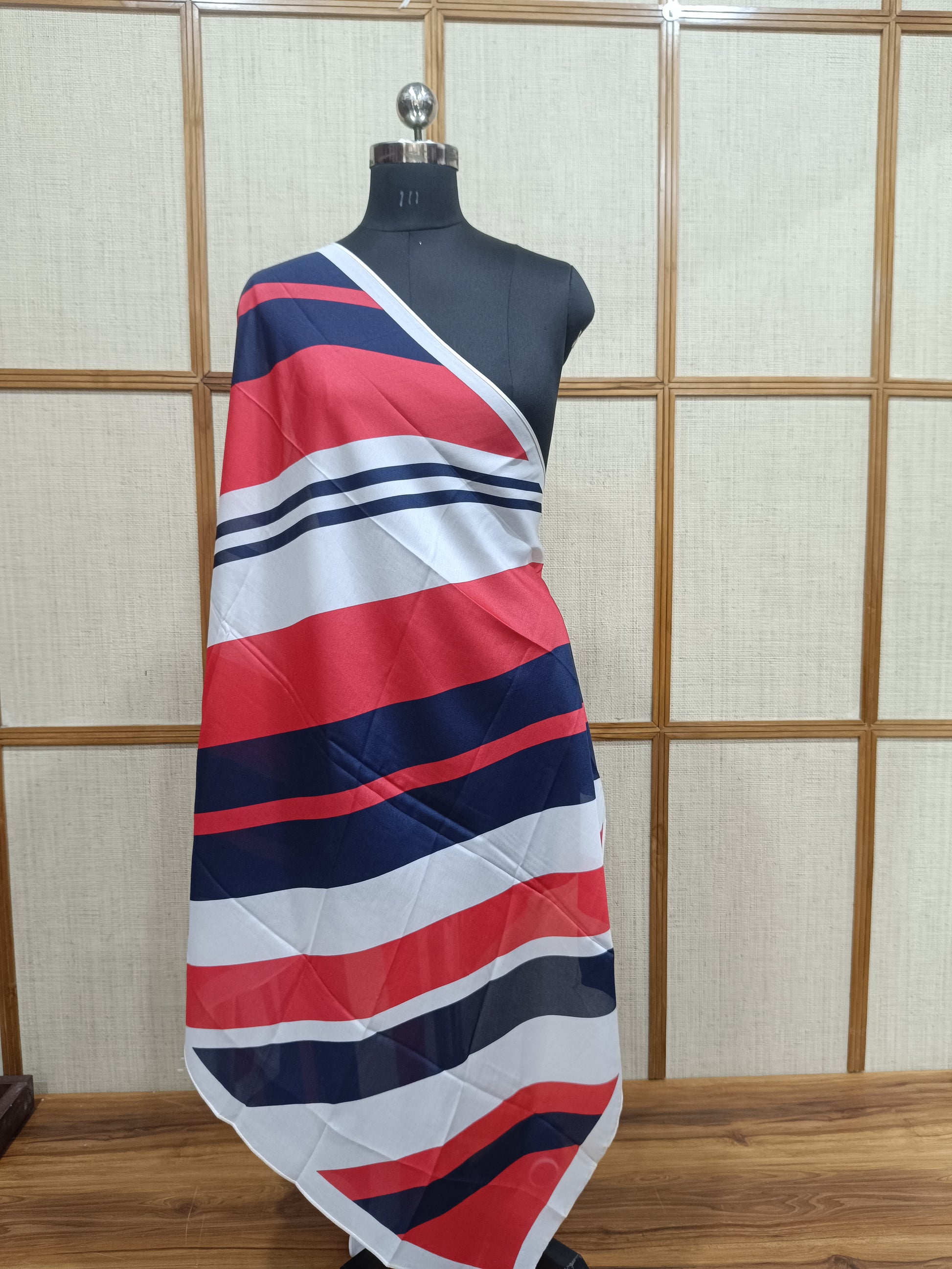 Pashloom red, black, blue, peach silk scarves for premium gifting, product image 3