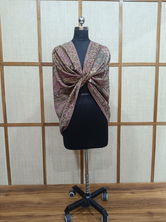 Pashloom multicolor, mustard, grey, white wool stole gift set for wedding gifting, product image 1