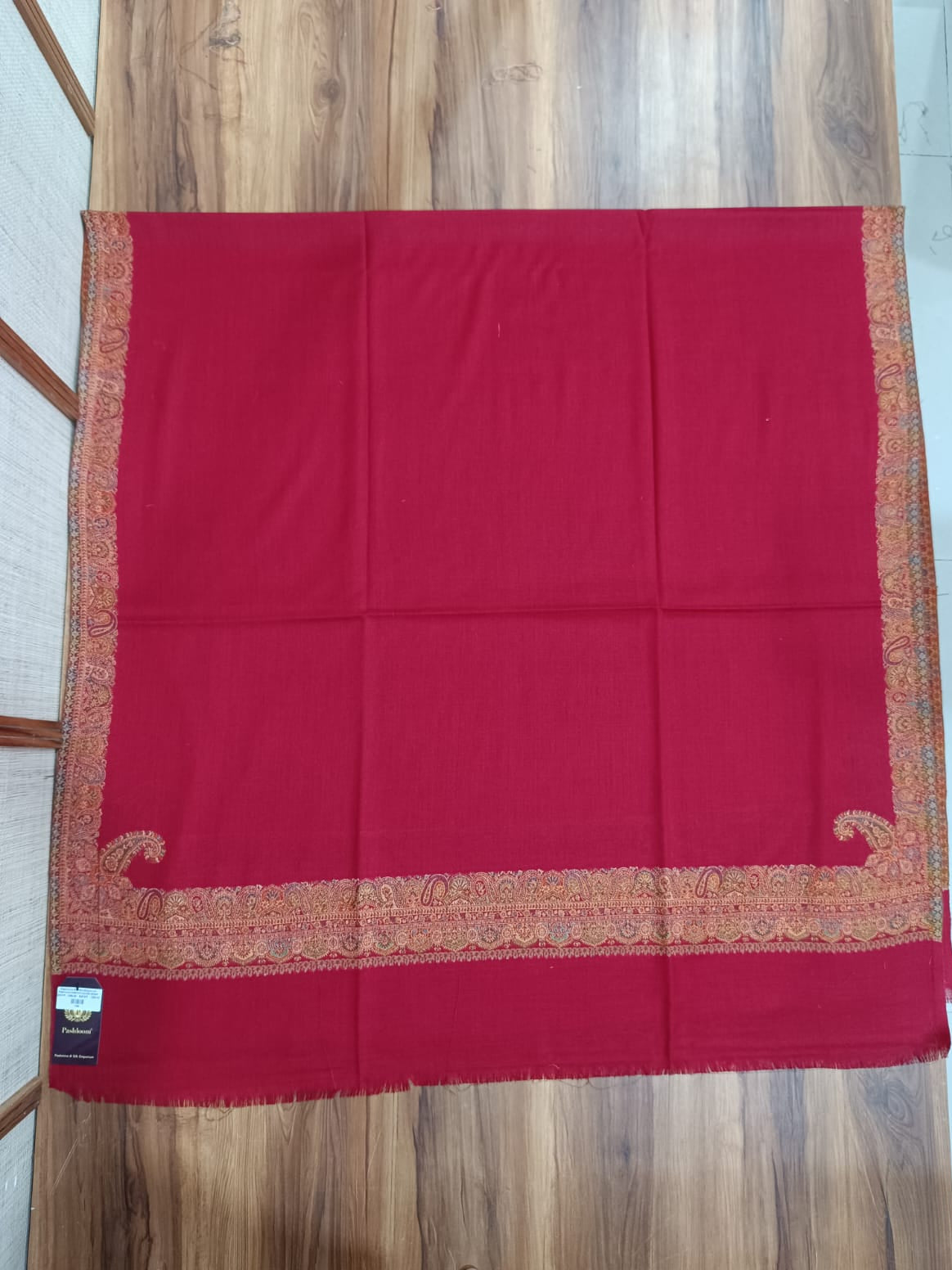 Pashloom™ Kashmiri Pashmina Shawl with All-Over Weaving – Wedding Gift for Him & Her | Wholesale Bulk Order | Pashloom™ Ahmedabad