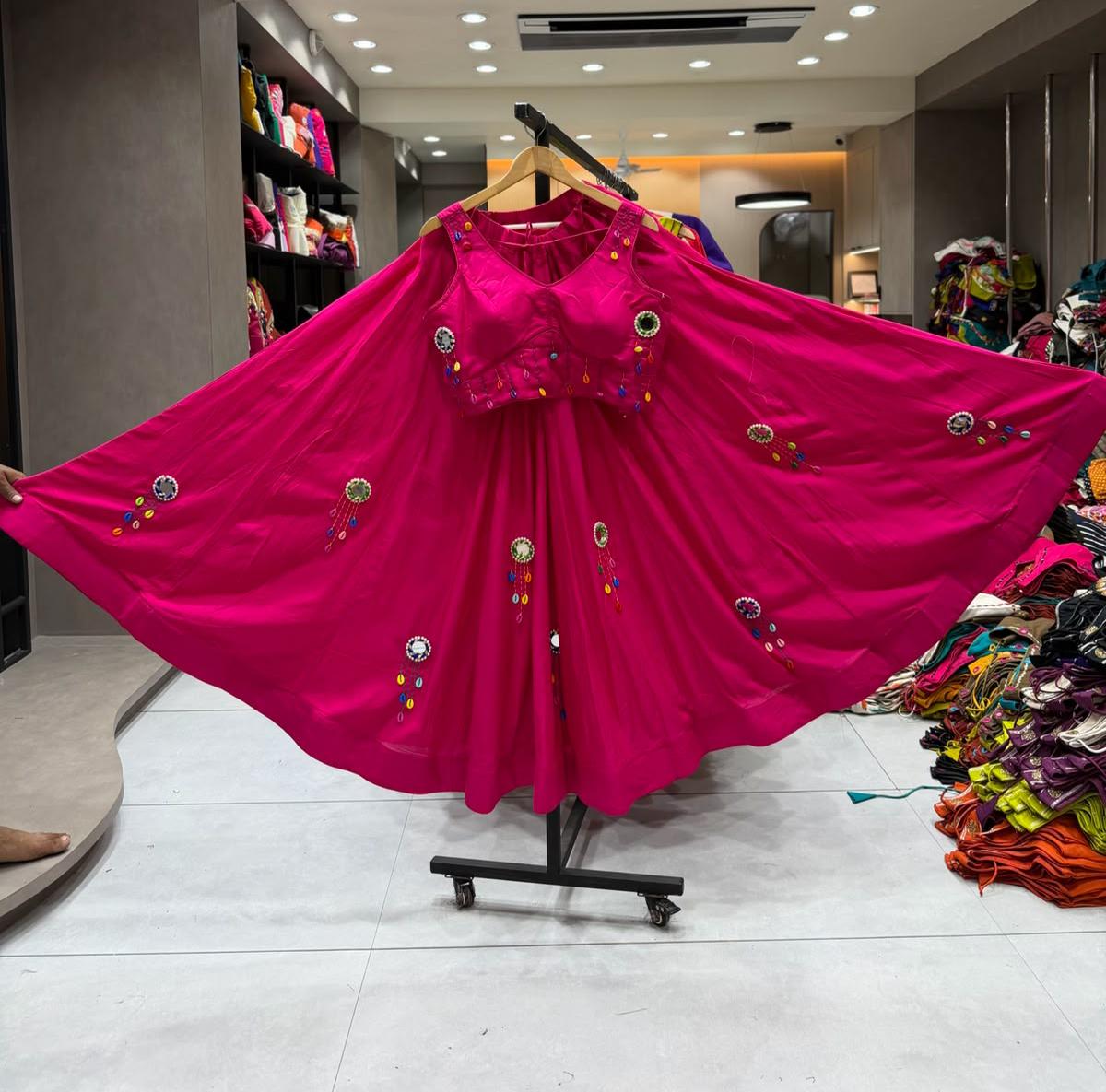 Navratri chaniya choli design 1