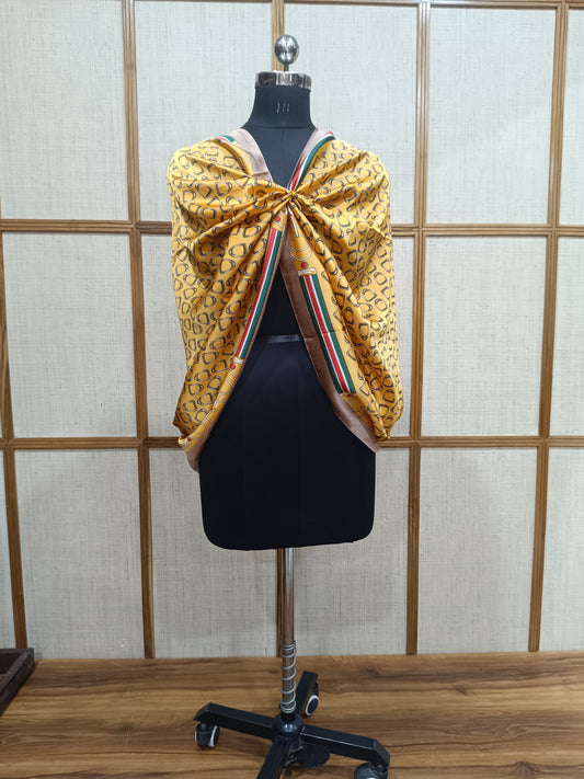 Pashloom baby pink, orange, mid sea blue, black silk scarves for premium gifting, product image 1