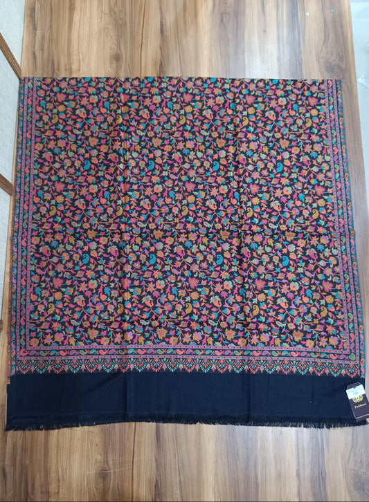 Pashloom™ Kashmiri Kaani Wool Shawl – Paisley Floral Design | Wholesale Bulk Order | Pashloom™ Ahmedabad